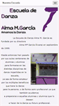 Mobile Screenshot of escueladedanzaalmagarcia.com